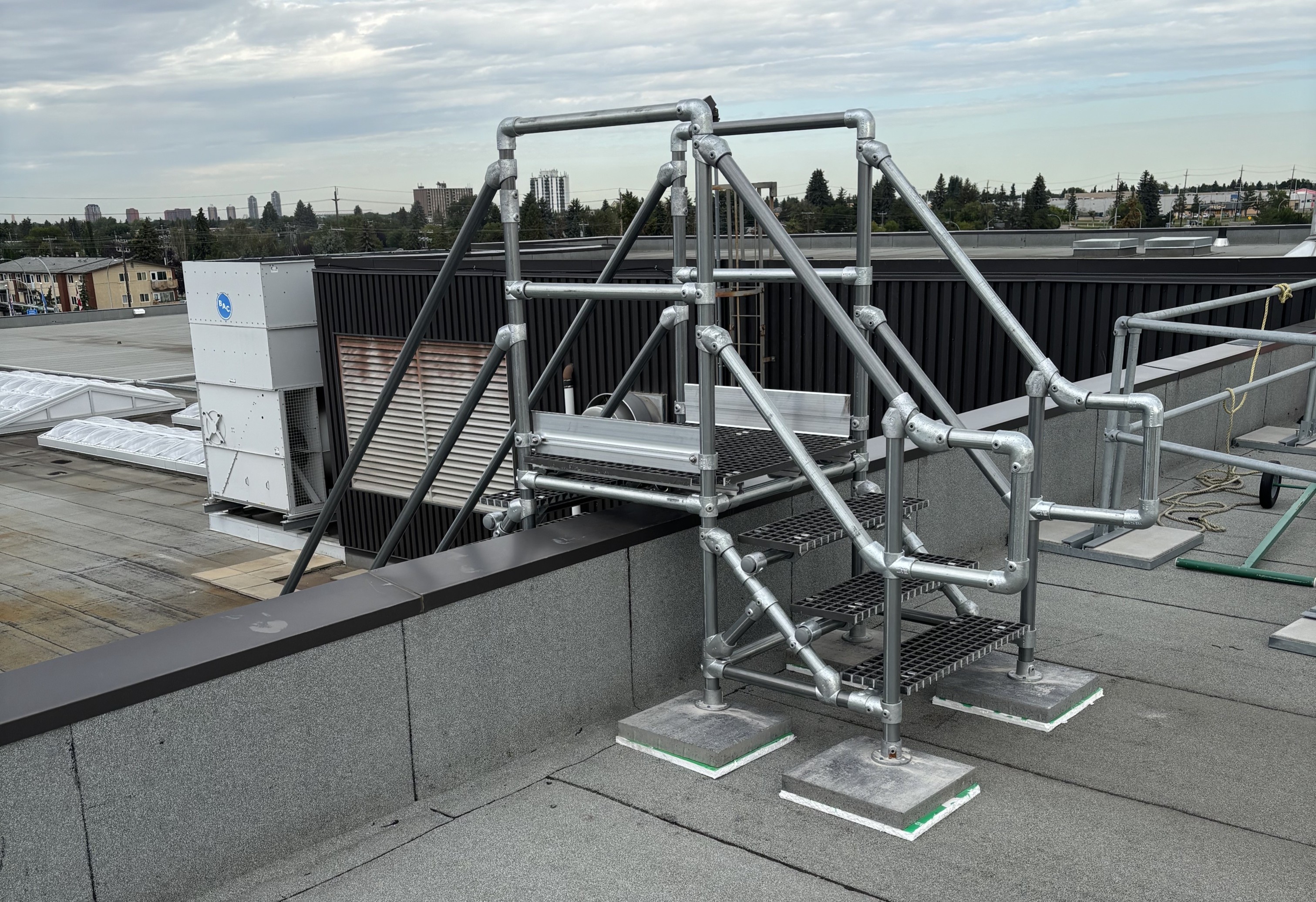 Safe Access Platform for rooftop maintenance at an educational facility