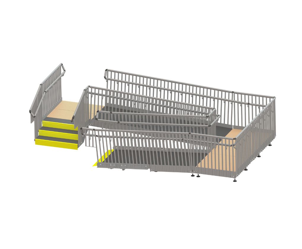 Accessibility Ramp/ Access Ramp/ RightWay Pro Access Ramp / Modular Ramp / ACA-Compliant Non-Residential Ramps