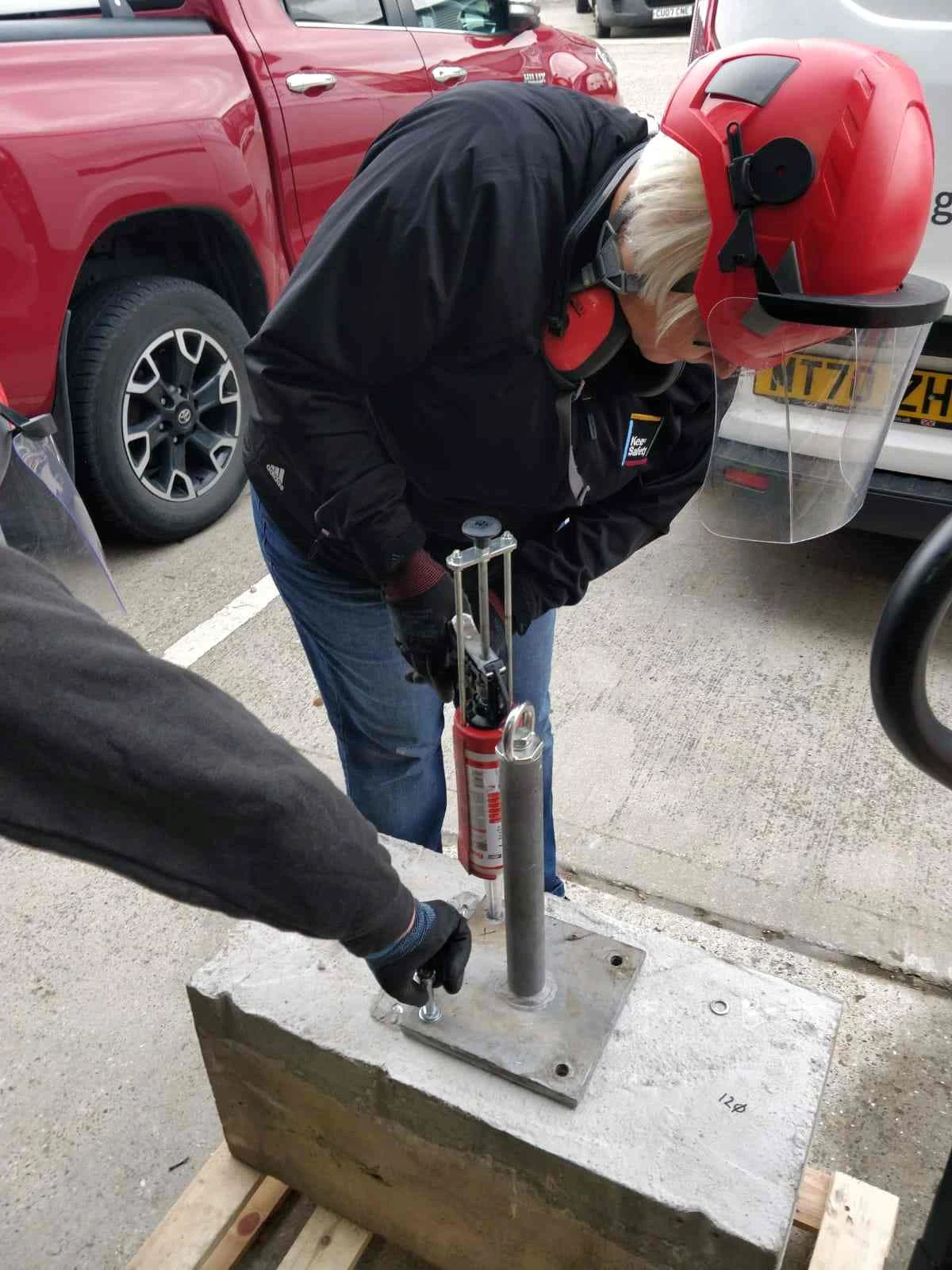 Training to install, test, and certify anchor bolts