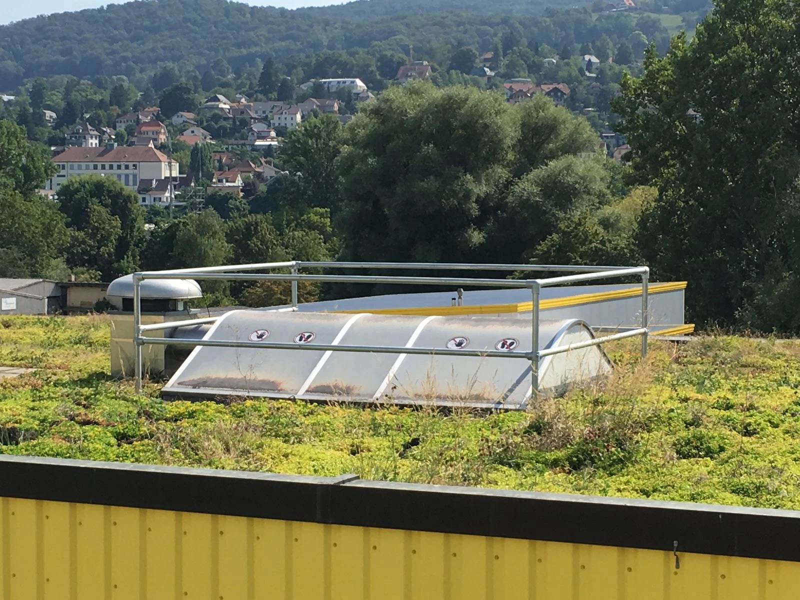 Kee Dome Skylight Railing / Rooftop Fall Protection