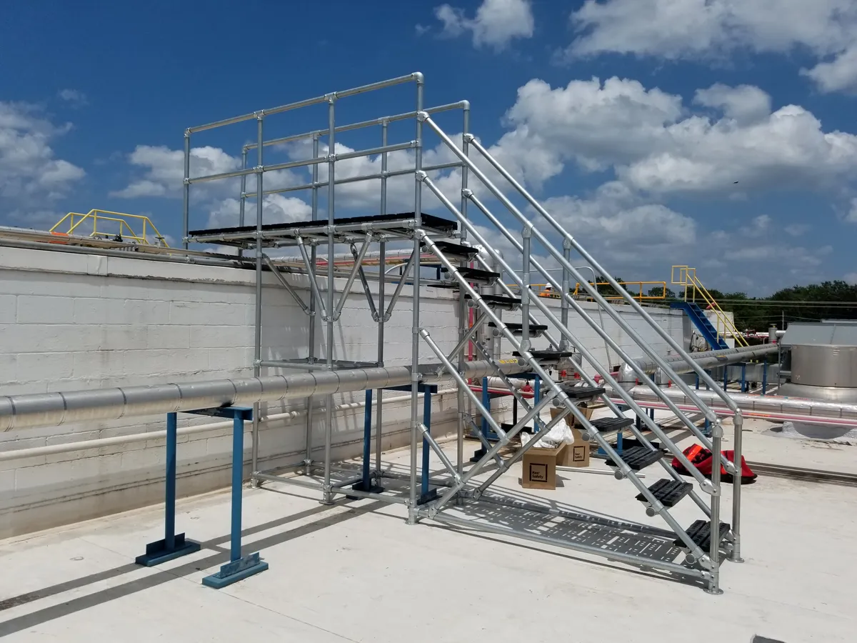 Kee Crossover Non-Penetrating Rooftop Crossover for Safe Access in Canada - Kee Safety