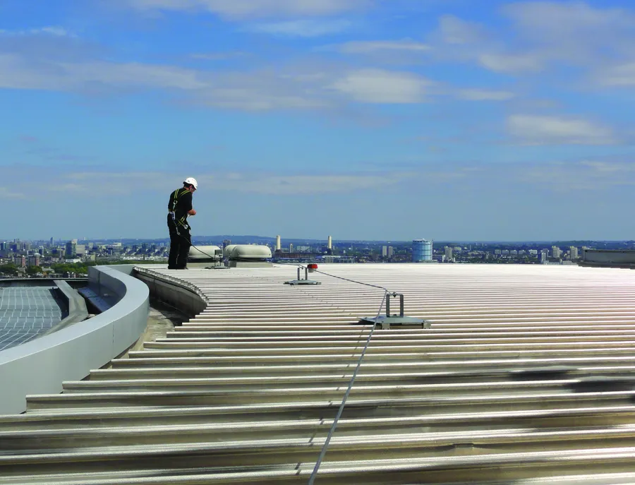 Hvac Rooftop Fall Protection Rooftop Safety - Kee Safety