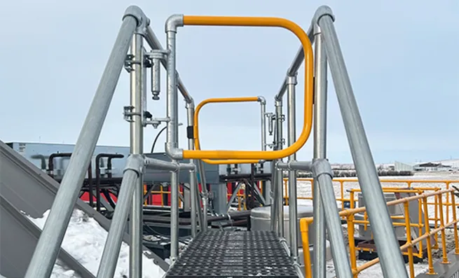 HVAC Fall Protection Solution for Retail Sector - Kee Safety