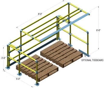Kee Pivot / Pallet Gates / Mezzanine Pallet Gates / Warehouse Fall Protection / Safe Access