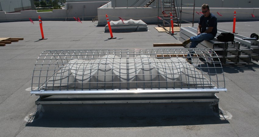 Skylight Screens / Rooftop Fall Protection / Work at height / Rooftop safety / Rooftop Openings