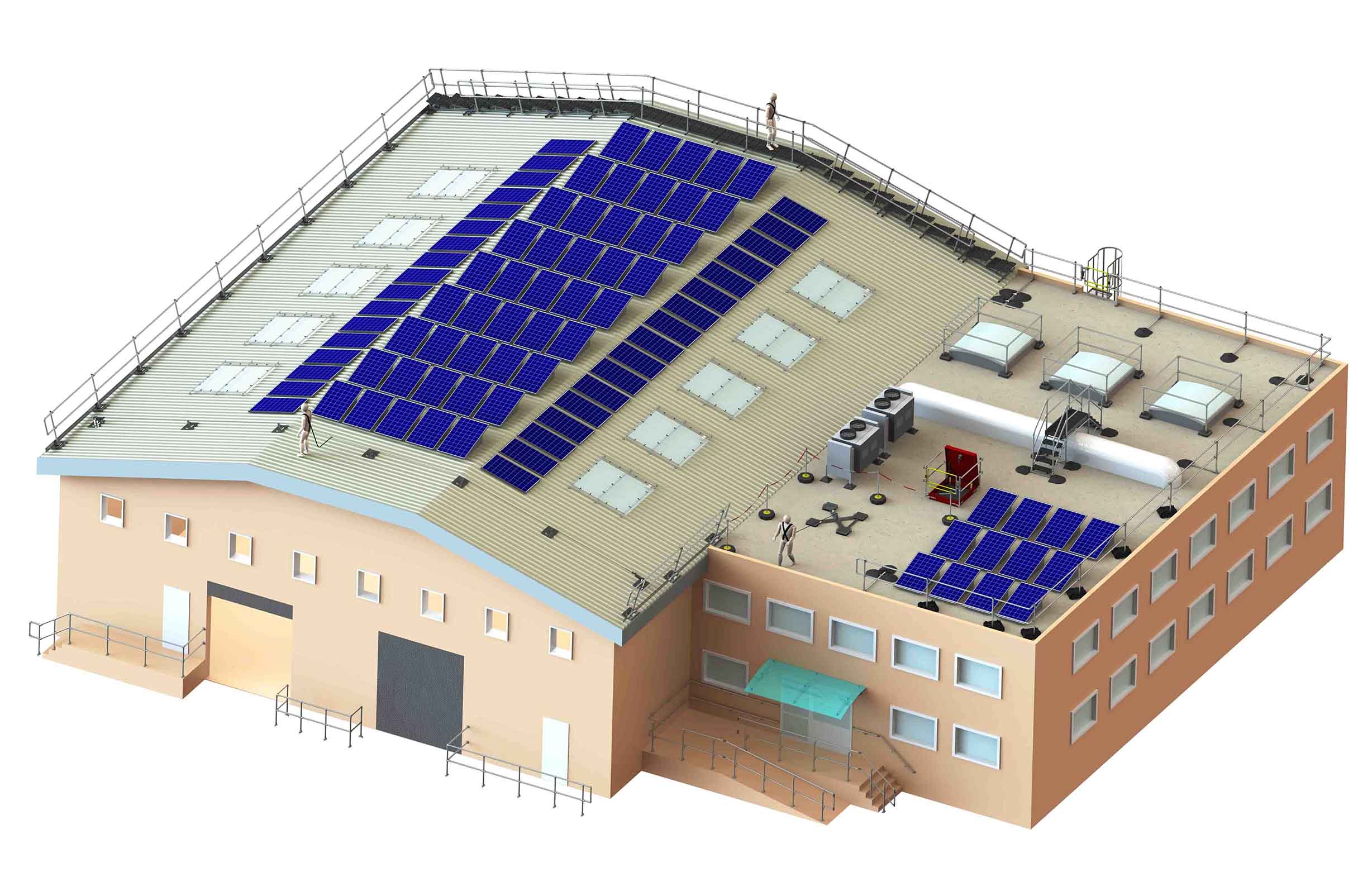 Fall Protection Solutions for the Energy & Solar Panel Industry