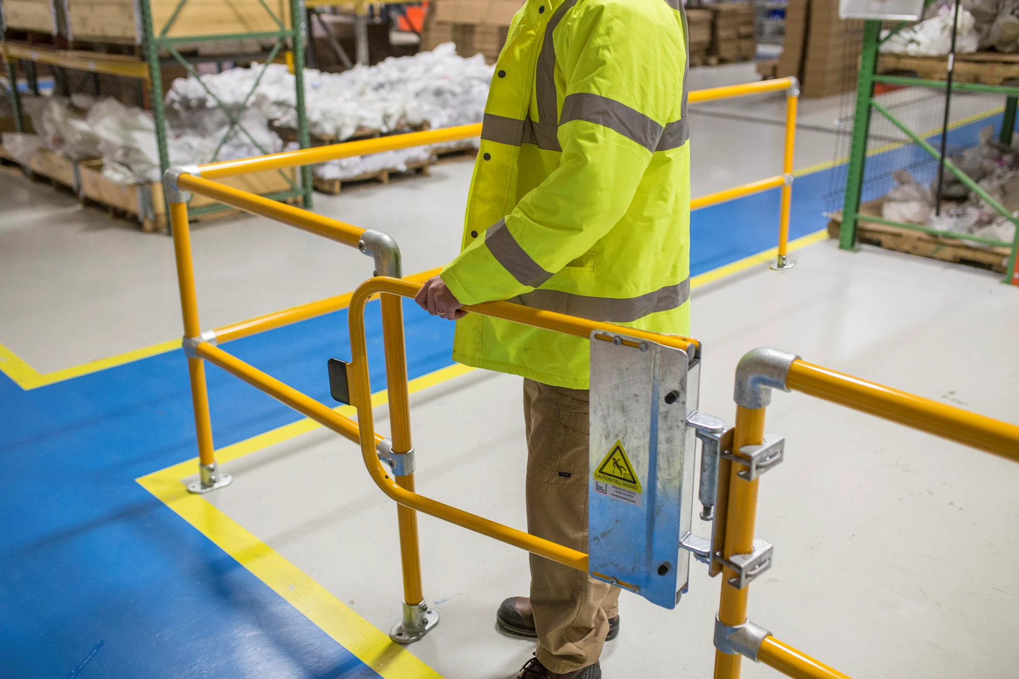 Self-Closing Safety Gate / Safe Access / Safety Gate / Powder Coated Gate