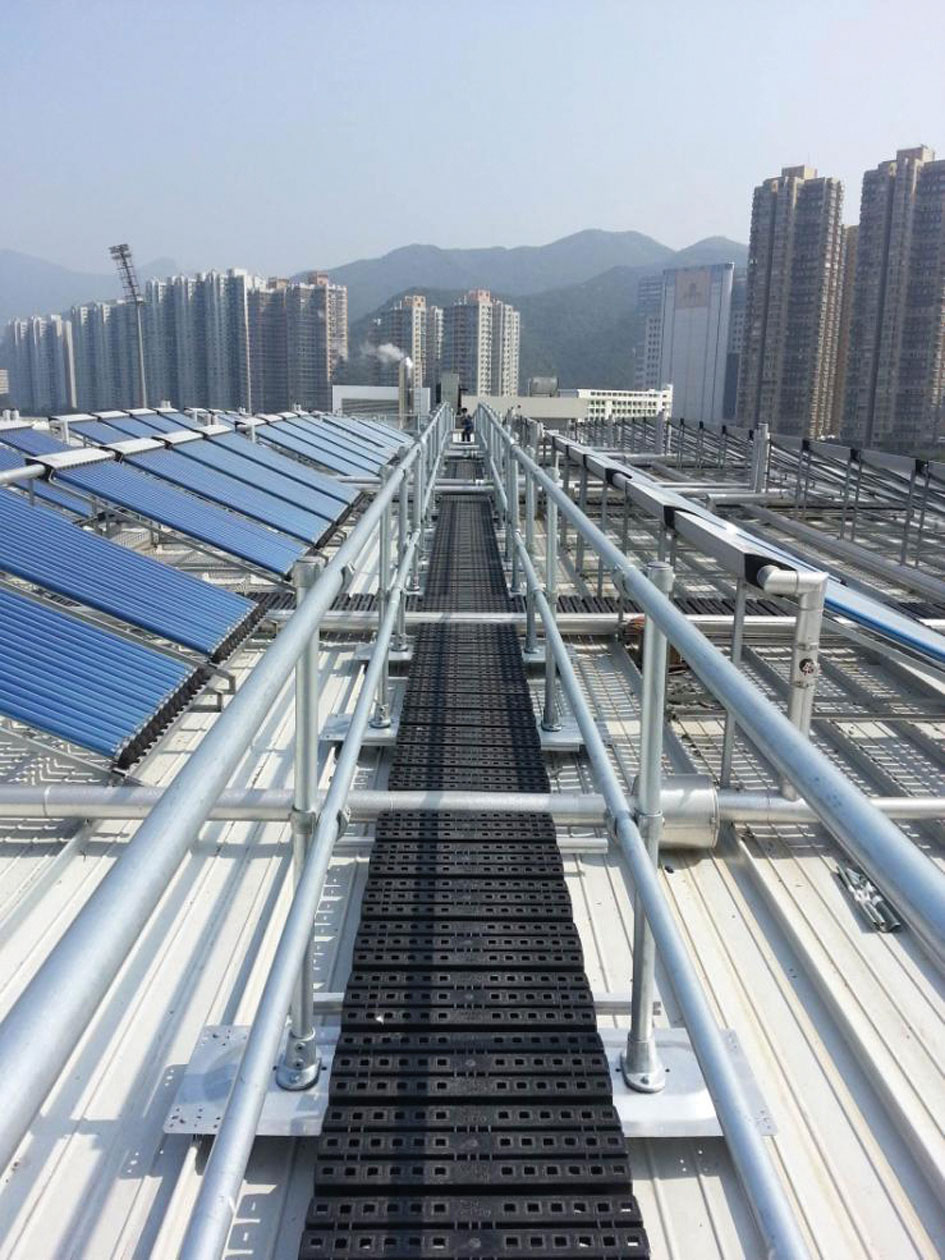 kee walk  | rooftop walkway | roof safety systems | fall protection for solar panel maintenance