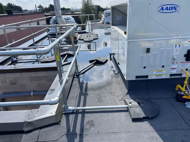 Hvac Safety Railing Safe Access to HVAC Systems with Kee Guard Safety Guardrail - Kee Safety