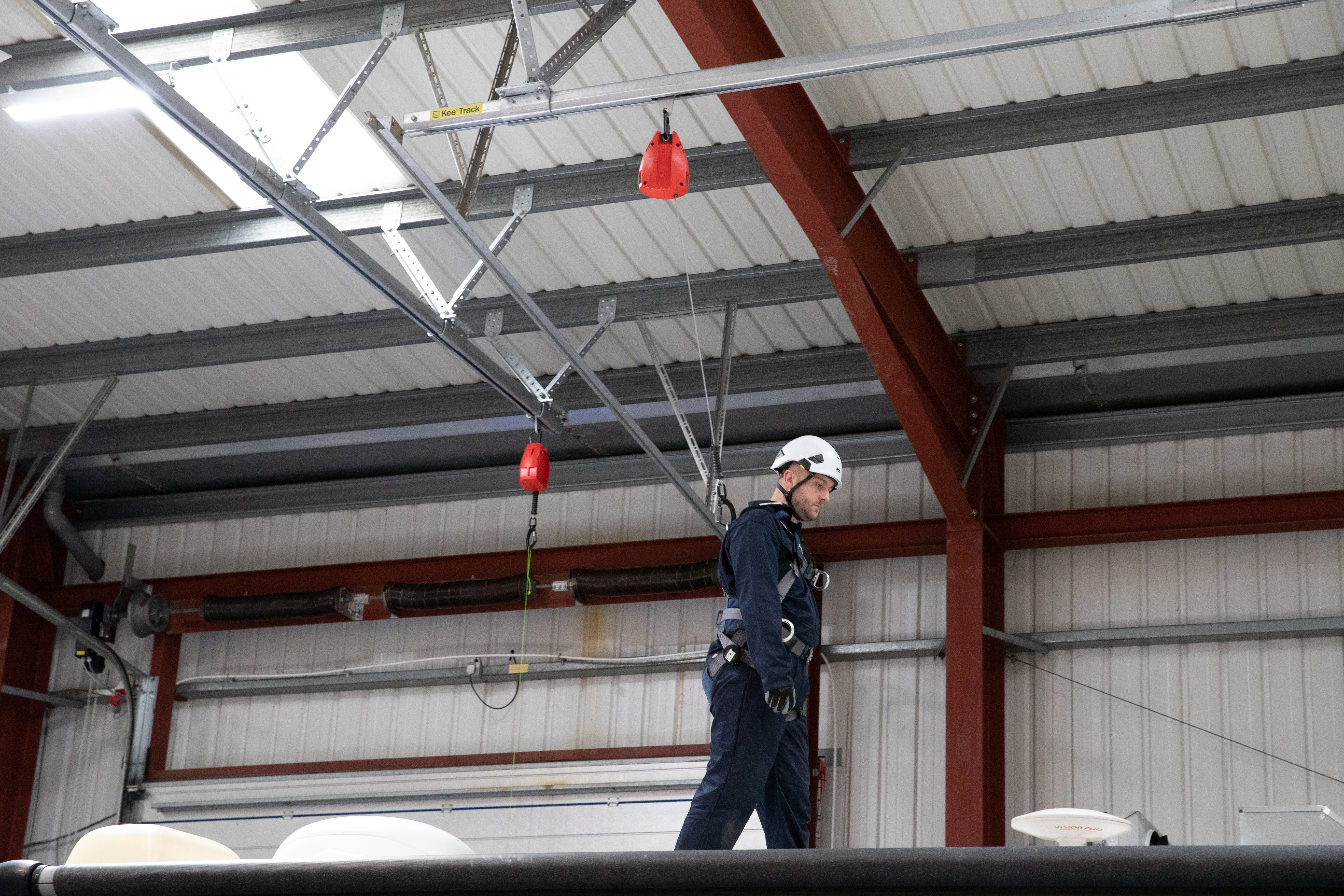 Rigid Rail Lifeline – Loading and Unloading Area