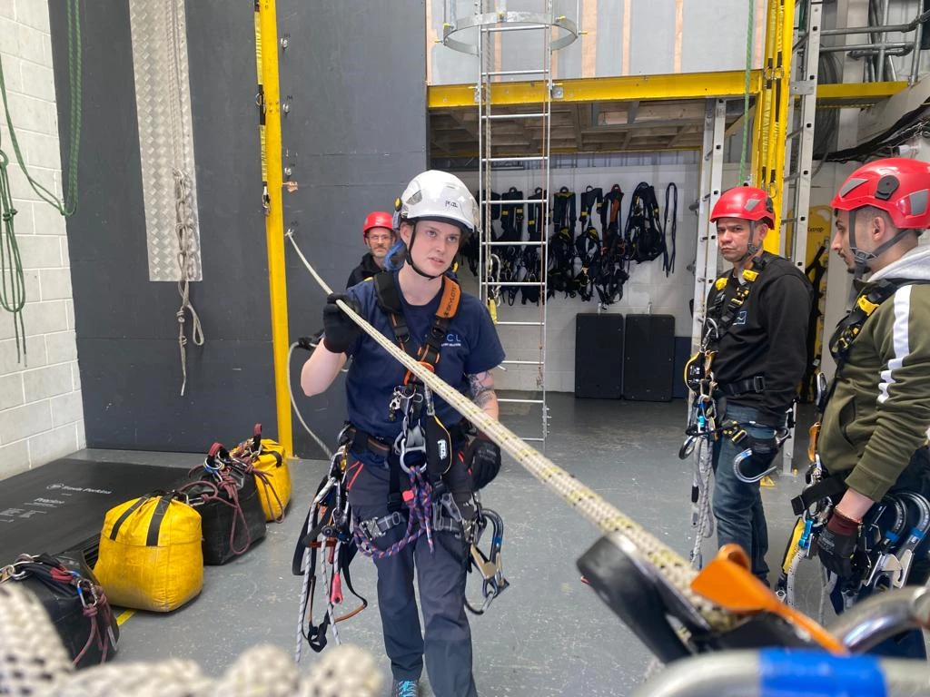 pre-use check of equipment and the correct use of lanyards training