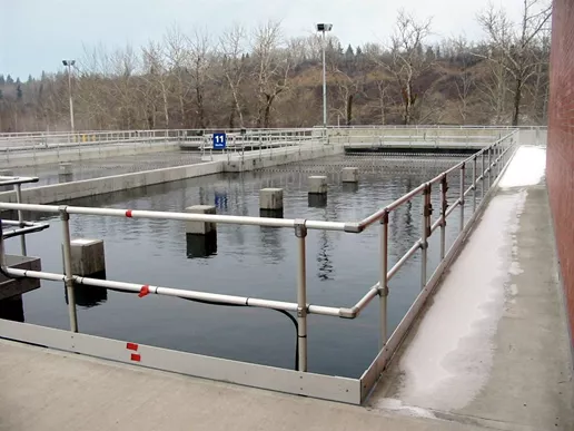 Wastewater Treatment Plant / Safety Railings / aluminum railings / Kee Lite