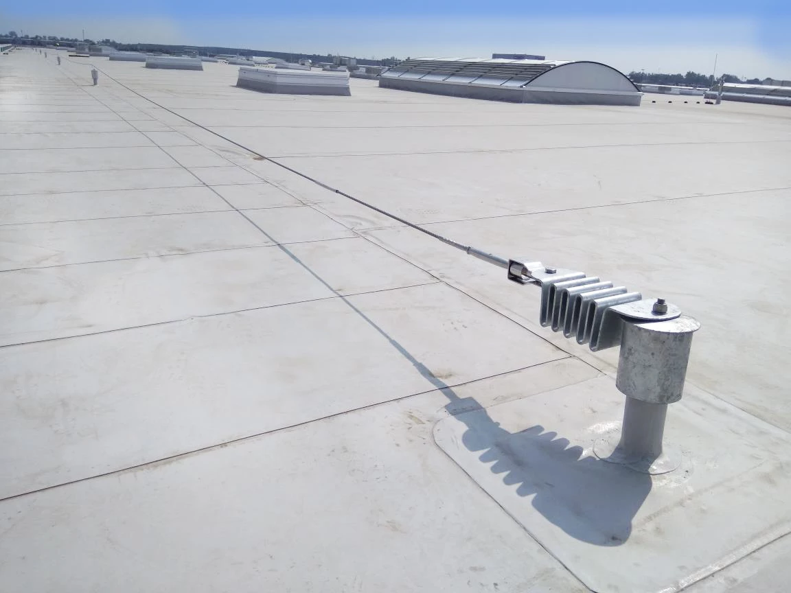 Kee Line Horizontal lifeline on a fixed structural anchor | fall arrest | fall restraint | personal fall protection solution