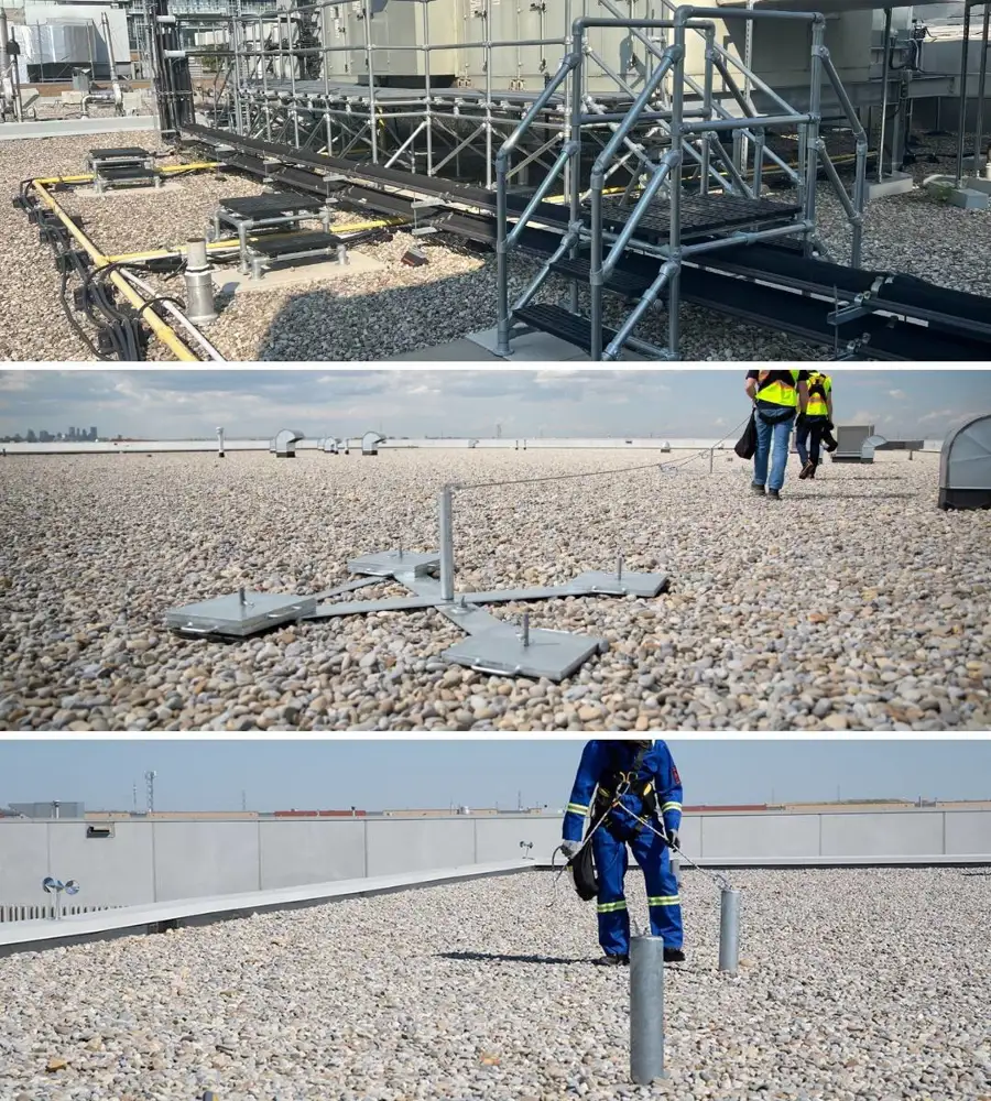Hvac Rooftop Fall Protection Is Your Facility Roof Fall Protection Compliant? A Safety Audit Guide ...