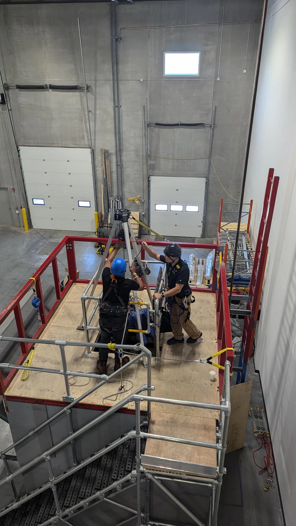 Course training for confined spaces