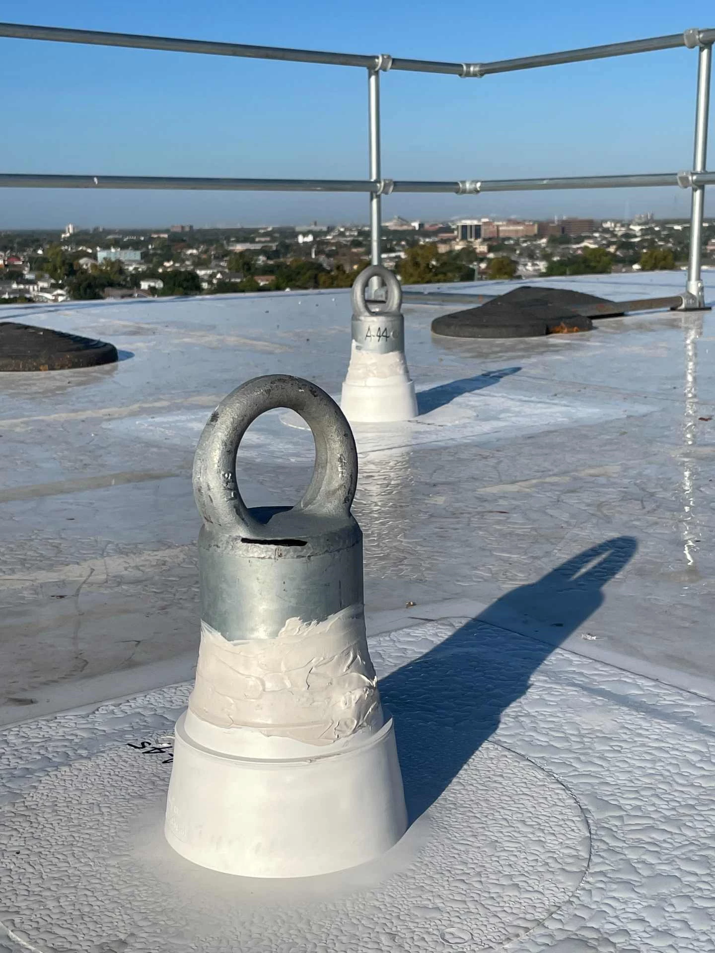 Kee Post / permanent roof anchor/ roof post / roof anchor / fall arrest / fall arrest systems / travel restraint / Tieback Anchor
