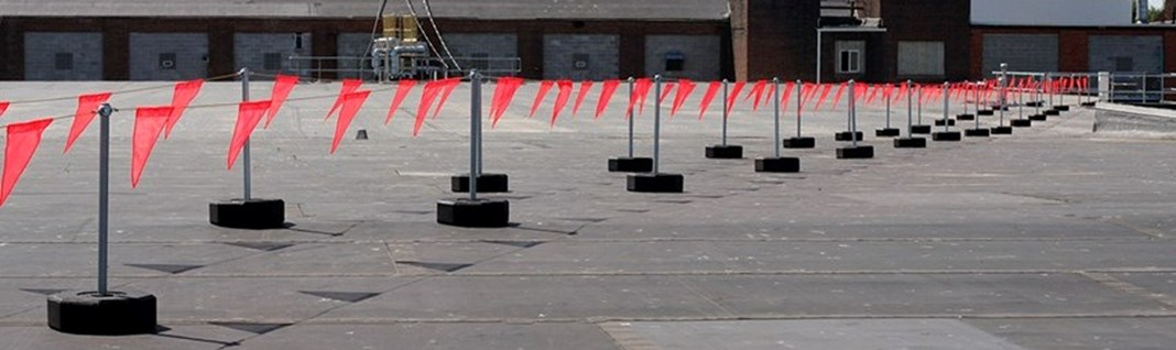 Kee Mark / demarcation system / roof safety / rooftop hazards