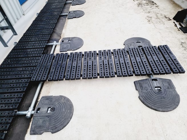 Kee Walk rooftop walkway fall protection