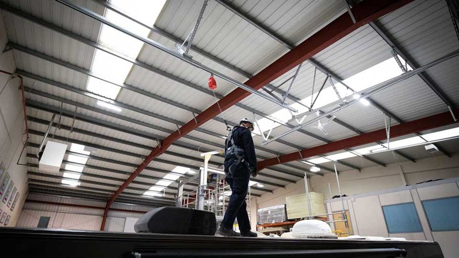 Kee Track Rigid Rail Fall Protection System | Overhead Fall protection