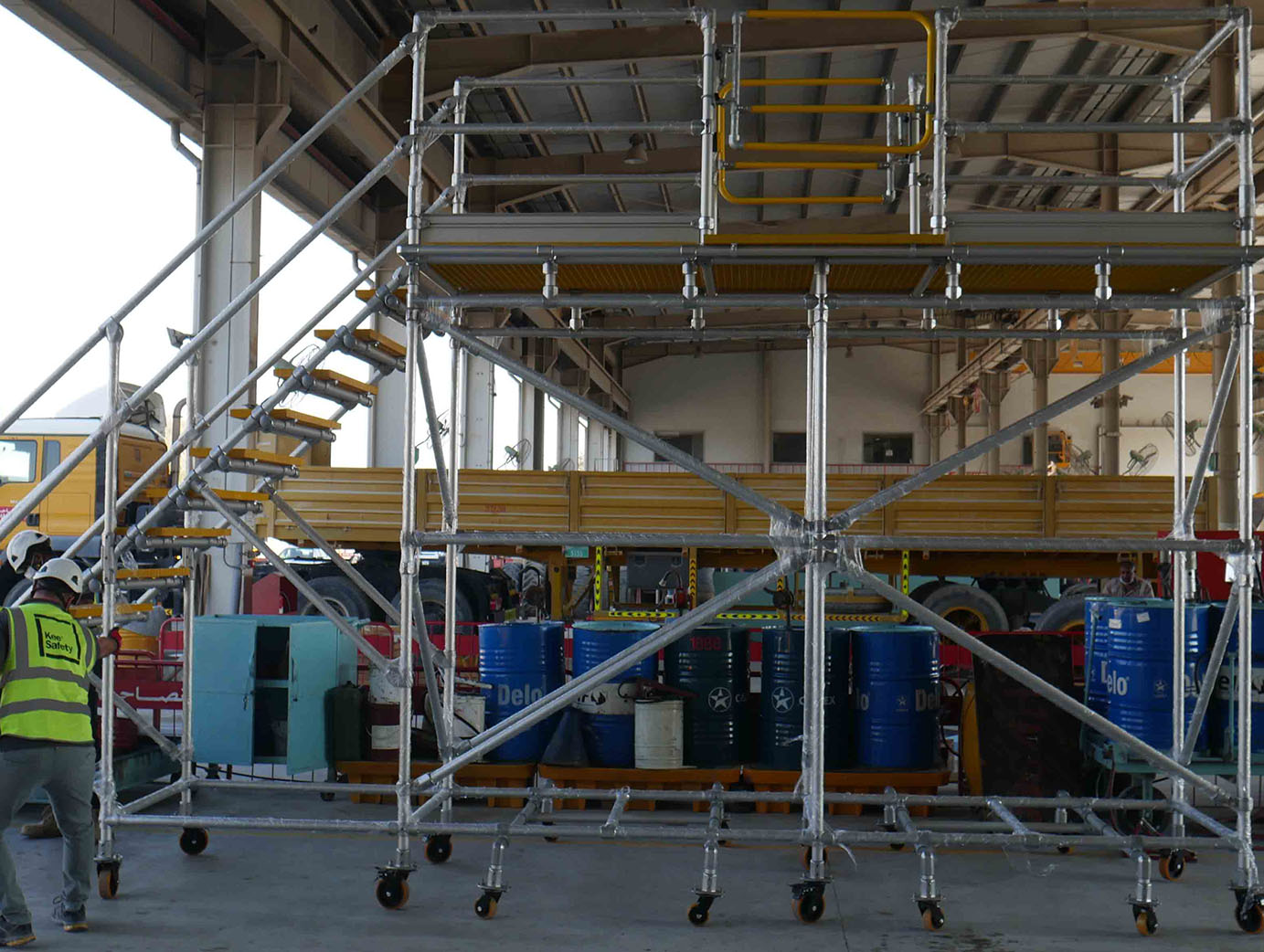 Kee Platform safety access platform for construction fall protection.