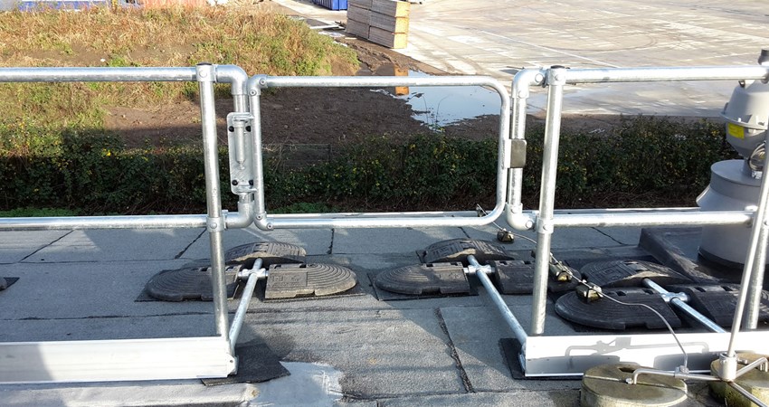 KeeGuard ladder | Kee Gate | self closing safety gate | rooftop ladder | rooftop safe access | roof fall protection systems