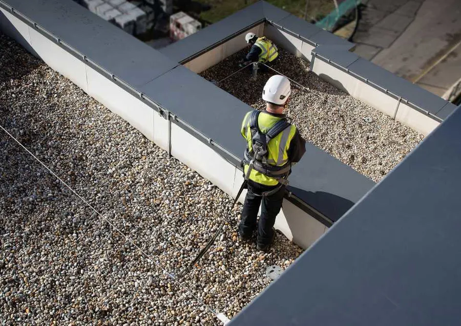 Mansafe System Layout Protect Workers at Heights with Reliable Horizontal Lifeline Systems ...