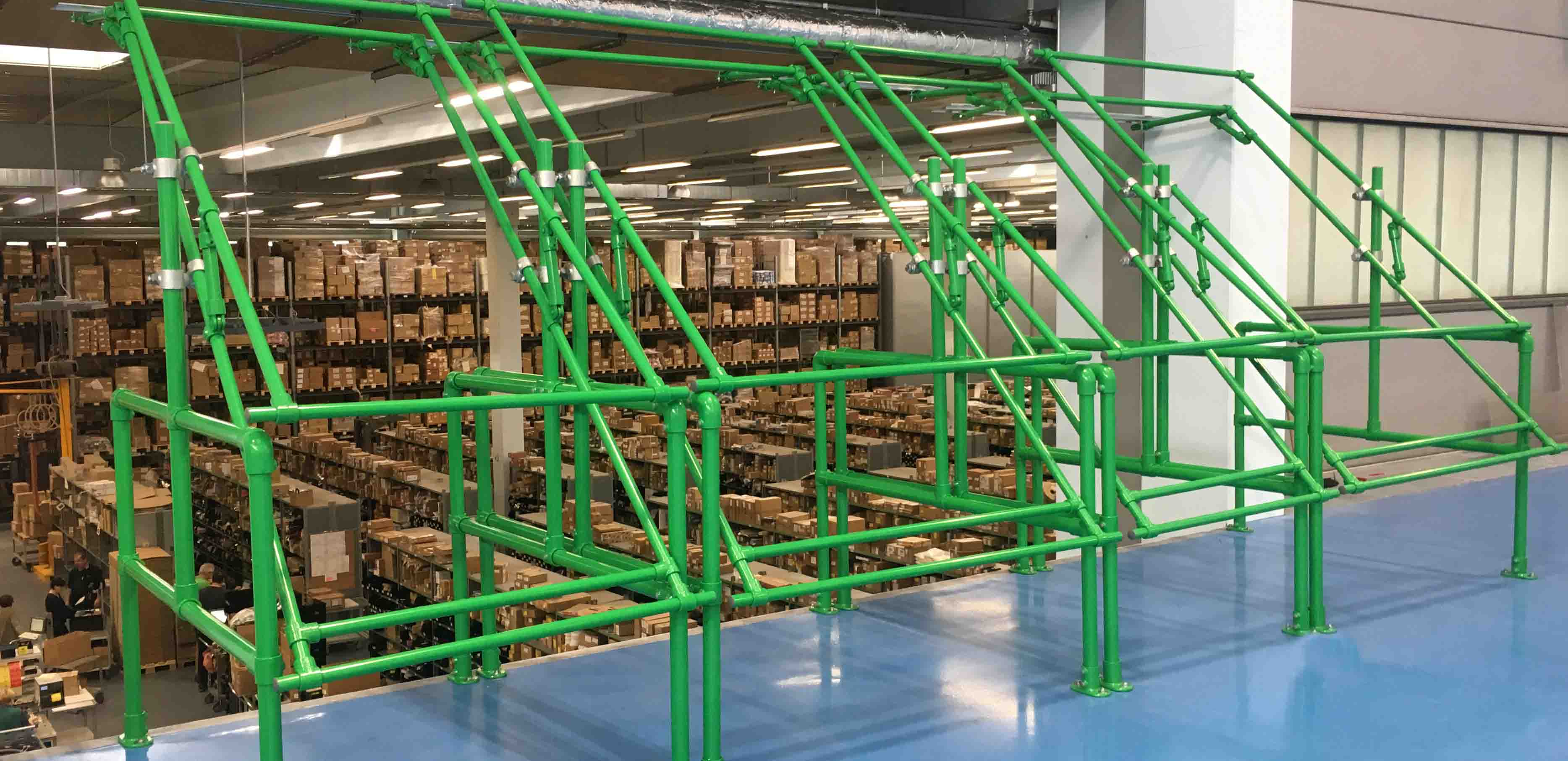 Mezzanine Palet Gate For Warehouse